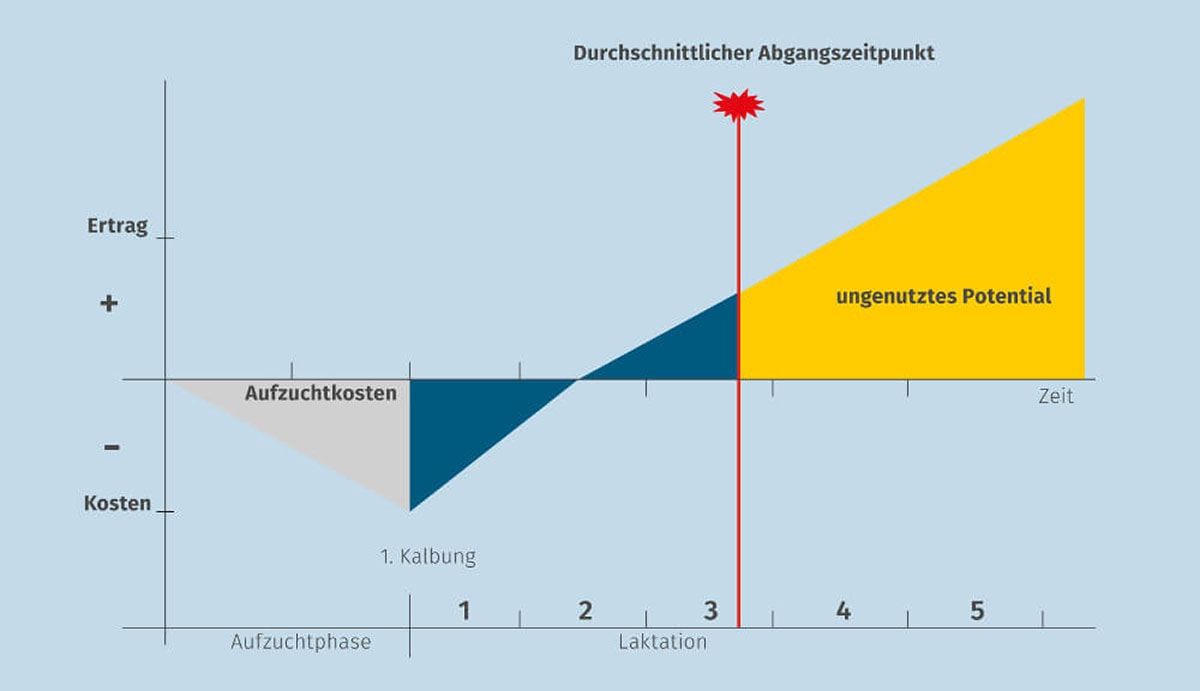 Steigerung Der Lebenseffektivitaet Ha JOSERA Grafik zeigt ungenutztes Potential